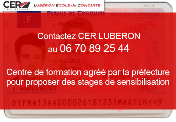 Stage de récupération de points au permis de conduire